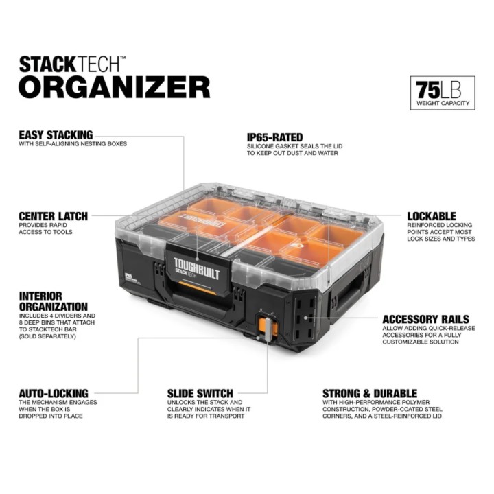 TOUGHBUILT SKRZYNKA NARZĘDZIOWA - ORGANIZER TB-B1-O-30