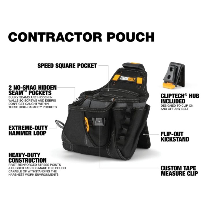 TOUGHBUILT TORBA NARZĘDZIOWA-KIESZEŃ TB-CT-01