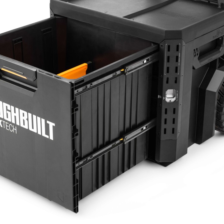 TOUGHBUILT Zamykana skrzynka na kółkach z 1 szufladą StackTech TB-B1-D-R91-BEA