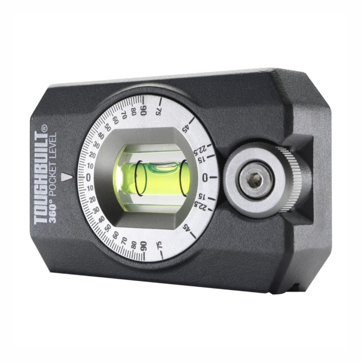 TOUGHBUILT Wytrzymała poziomica kieszonkowa 360st TB-H2-L-4R