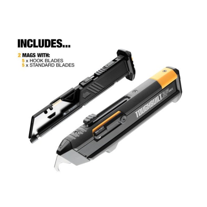 TOUGHBUILT Nóż techniczny wielofunkcyjny wysuwany TB-H4S2-03, EAN 1210001301276
