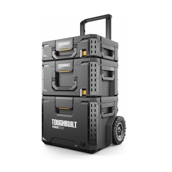 TOUGHBUILT Zestaw 3 Skrzyń Narzędziowych STACKTECH TB-B1S3-B-70R, EAN: 1210001302891