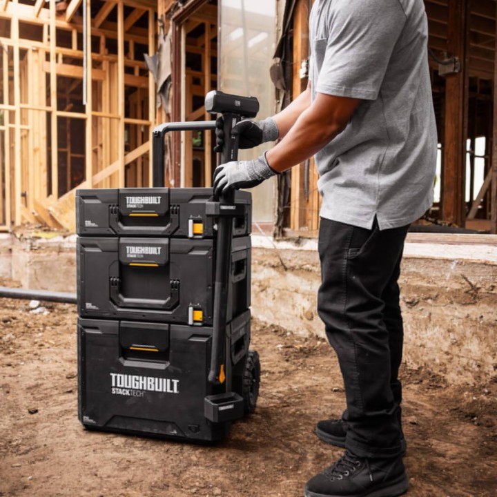 TOUGHBUILT Zestaw 3 Skrzyń Narzędziowych STACKTECH TB-B1S3-B-70R, EAN: 1210001302891