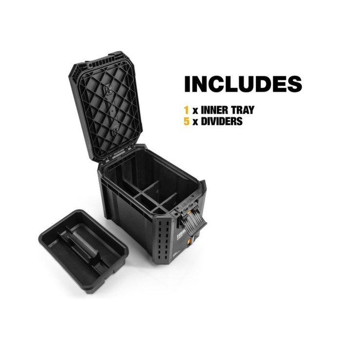 TOUGHBUILT Skrzynka Narzędziowa STACKTECH 342.9x264.16x406.4mm TB-B1-B-60C EAN: 1210001303126